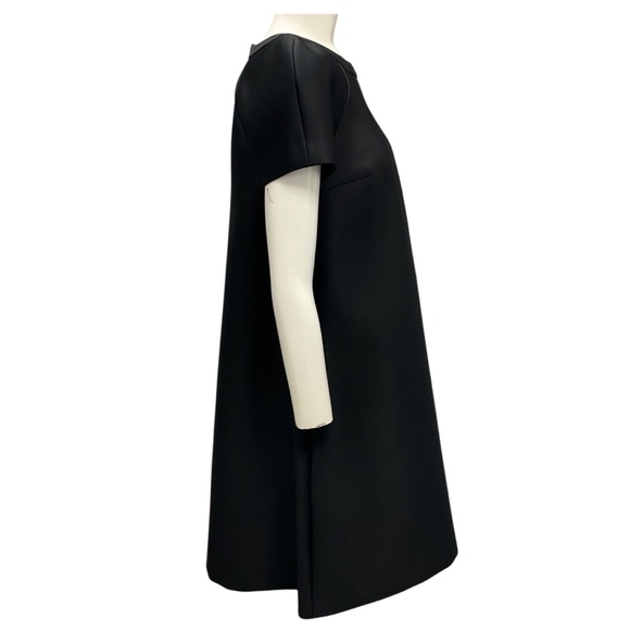 CO BLACK SHORT SLEEVED A LINE DRESS - Picture 3 of 5